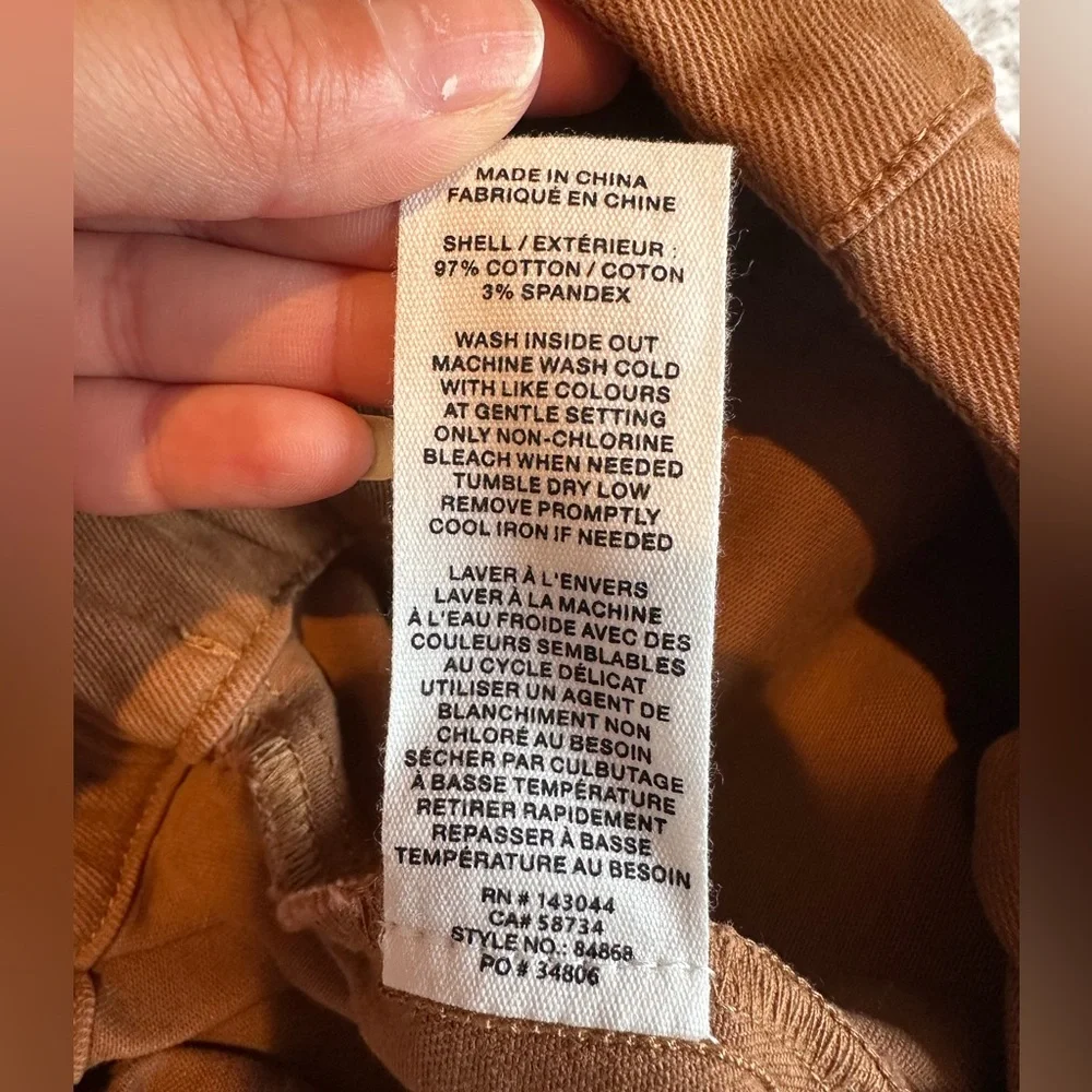 NWT Avec Les Files Brown Sleeveless Utility Jumpsuit - Picture 14 of 14